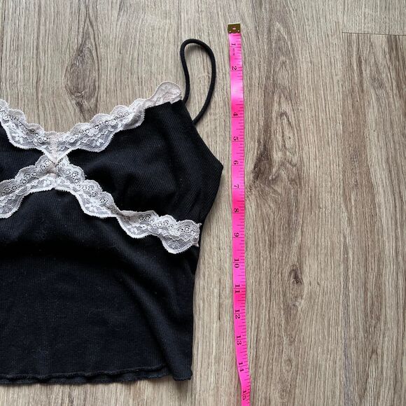 Shein women’s black sexy lace detailing tank top Size XS - Picture 5 of 5